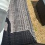 Rattan garden sofa set with glass top table Image 6