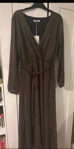 Elegant shimmer maxi dress