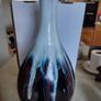 Beautiful Vase Rare Three Hands Corp. Gray, Purple,and Brown redishe Drip flamed Glaze made in china . Image 7