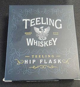 Teeling Whiskey Large Black Hip Flask