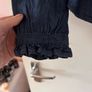 Ruffled denim shirt Image 2