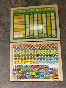 mellisa and dough magnetic responsibly kids chart 40x30cm