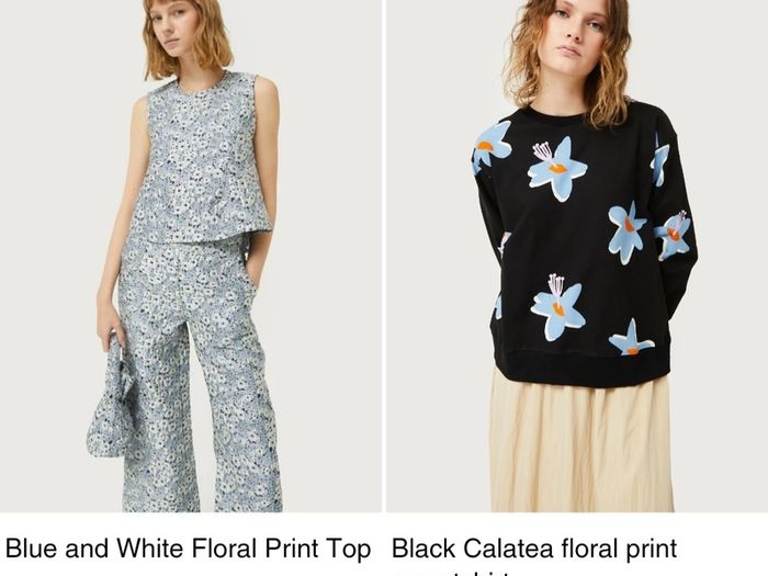 Compania Fantastica black floral blouse Sz XL ( Fit 12-14 UK) - Rrp 70 ( New)