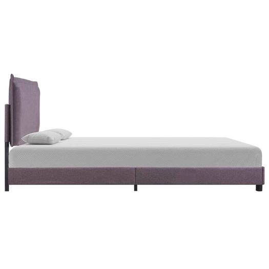 Bed Frame Taupe Fabric 120x190 cm