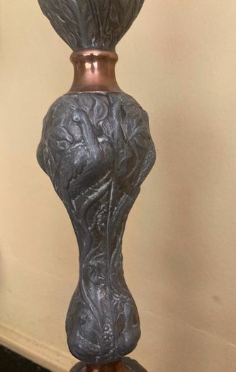 Brass & Pewter Candle Holder