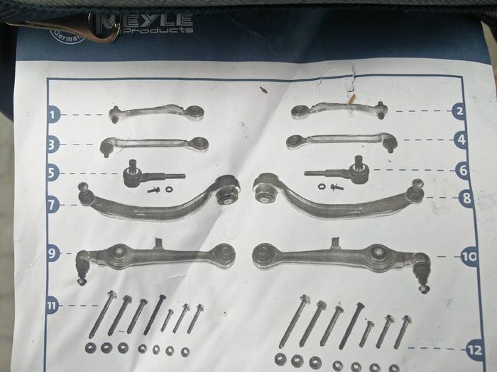 MEYLE HD Strengthened Control Arms Wishbones /// Sell Separately