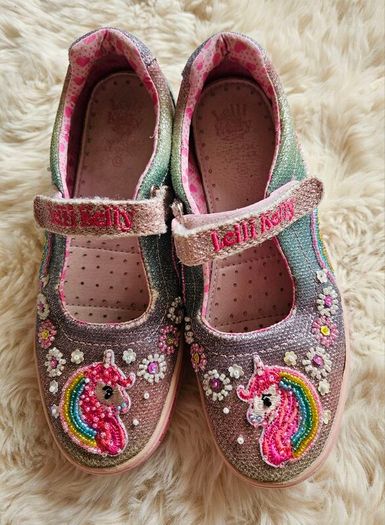 Lelli Kelly Rainbow Unicorn Dolly Shoes EU 33