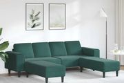 Sofa Set Dark green Velvet