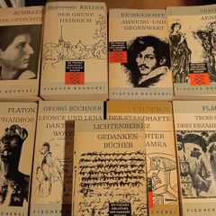 1960s 9 Classic Works of Literature in German Language. German Books. Vintage.