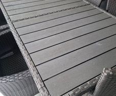 Garden table with 6 chairs