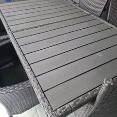Garden table with 6 chairs