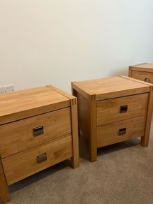 Solid Oak Bedside Lockers - Set of 4 or Matching Pairs