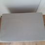 Velvet Grey Ottoman / Storage Box Image 2