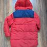 Boys Red Winter Puffer Coat Boden Size 7-8 yrs Image 2