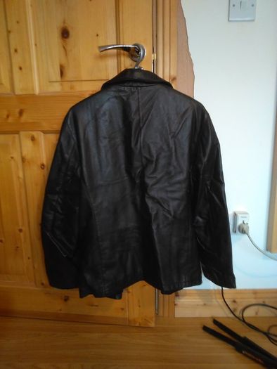 GEORGIO ARMANI black leather women's jacket