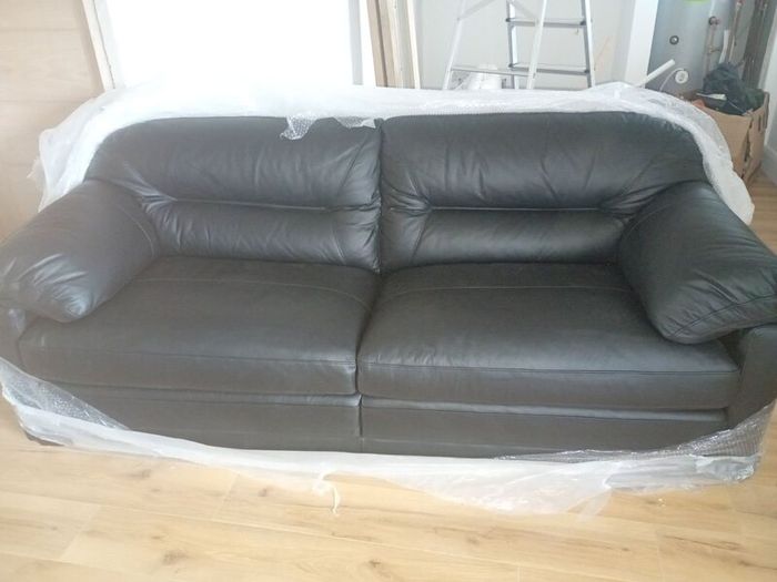 Leather sofa
