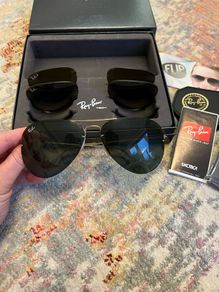 Rayban Aviator Flip Outs - 3 lenses