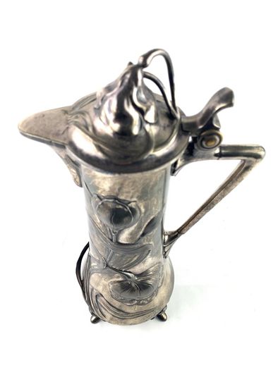 Rare antique art nouveau WMF claret jug