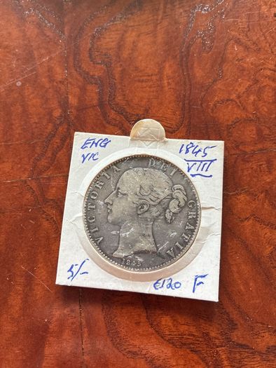UK Crown 1845 low mintage