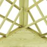 Corner Pergola with Seat 130x130x197 cm Impregnated Pinewood Image 3