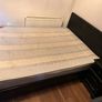 Double Bed + Mattress + Bedside Table + Shelving Unit Image 3