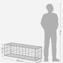 DIY Gabion Baskets (30 x 30 x 100cm) FREE Delivery Image 6
