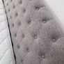 Grey Upholstered Super King Bed Frame Image 6