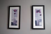 Two photos of flowers