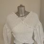 Zara white crop off shoulders blouse UK8 EU36 Postage included Image 5