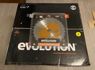 Evolution R255SMS-DB 255mm Electric Double-Bevel Sliding Multi-Material Mitre Saw