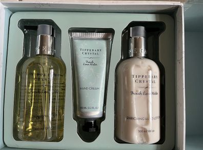 Selection Tipperary Crystal Hand Care Set + Christmas Diffuser & Candle sets