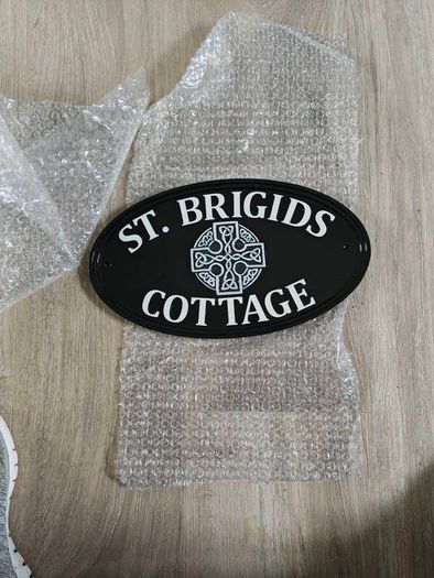 Hand made to order House Plaque never used.was 100 .