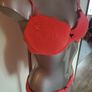 BNWT coral balcony bra & bikini brief  size M  cup UK36 D EU80D Postage included Image 2