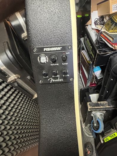 Fender Stratacoustic with Fishman Pickup.