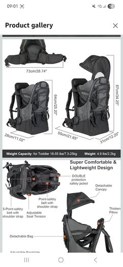 Baby Backpack Carrier