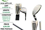 Cobra Fly-Z S #3 Wood 15 Degree / Fly-Z S 70g Regular