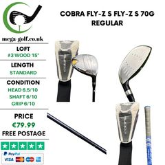 Cobra Fly-Z S #3 Wood 15 Degree / Fly-Z S 70g Regular