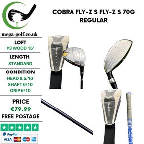 Cobra Fly-Z S #3 Wood 15 Degree / Fly-Z S 70g Regular