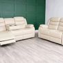 Roma 3+2 Manual Leather Recliner Sofa Set Image 9