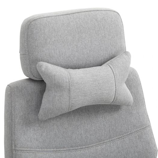 Vinsetto High Back Office Chair Reclining w/ Footrest Grey