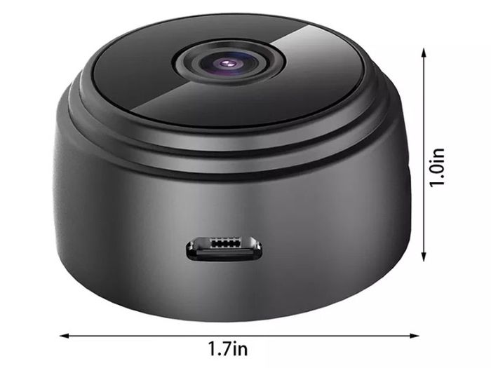 Mini Magnetic Full HD Home Security Camera / Webcam with  Motion Detection, 24h Monitoring, Timer - 1080p, WiFi, IP