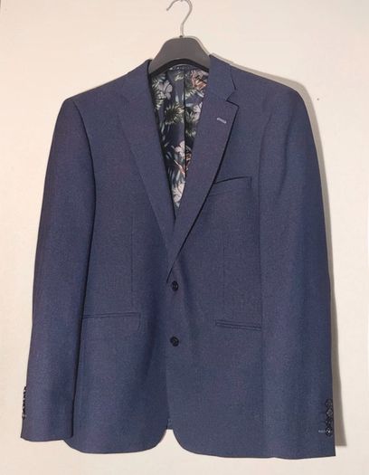 Kenton luxury tailoring 3 piece wedding suit in navy