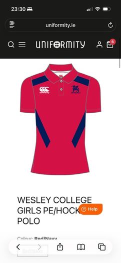 Girls Wesley hockey  top size 8/10