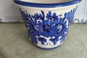 Delft wall Planter