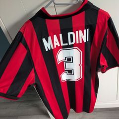 Retro AC Milan Home Kit 1990's - Maldini 3