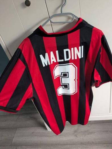 Retro AC Milan Home Kit 1990's - Maldini 3