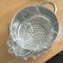 Set of two pots, one frying pan and strainer for sale brand new Image 2