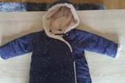 Zara baby Girl Navy golden stars winter coat age 12/18 months 86 cm Perfect condition Postage included