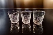 3x Old Waterford crystal Kenmore glasses