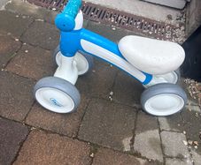 Two mini balance bike/toddler trikes